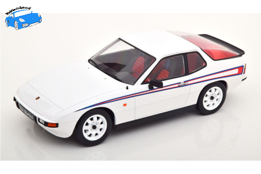 Porsche 924 Martini 1985 weiß/rot/blau | KK-Scale | 1:18
