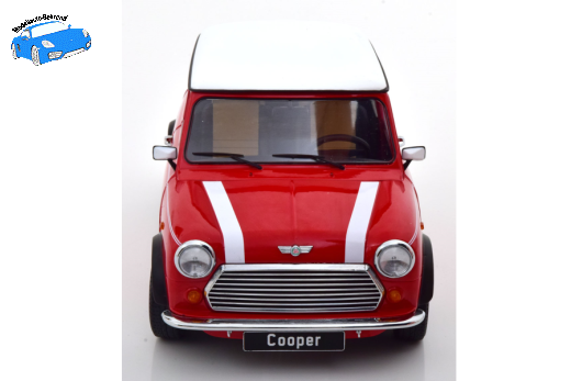Mini Cooper LHD rot/weiß/ | KK-Scale | 1:12