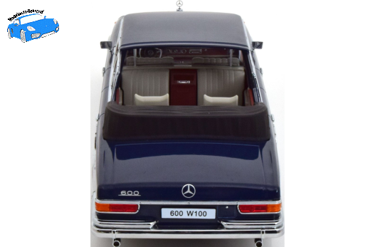 Mercedes 600 W100 Landaulet 1964 dunkelblau | KK-Scale | 1:18
