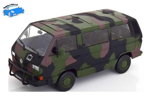 VW T3 Bus Syncro Bundeswehr 1987 camouflage | KK-Scale | 1:18
