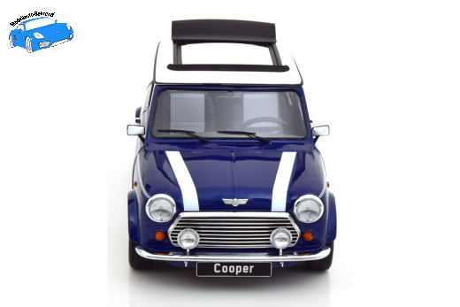 Mini Cooper Sunroof LHD 1997  blaumetallic / weiß | KK-Scale | 1:12