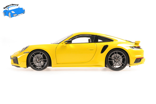 PORSCHE 911 (992) Turbo S Coupe Sport Design 2021 gelb | Minichamps | 1:18