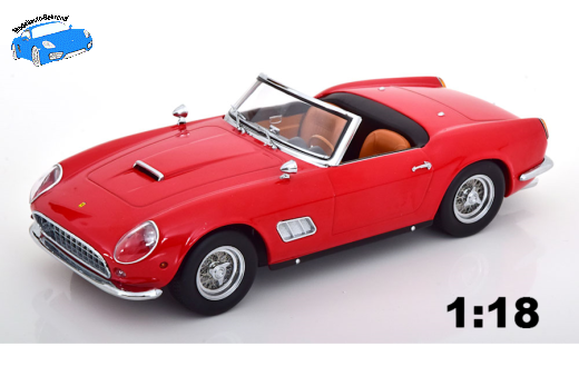 Ferrari 250 GT California Spyder mit Hardtop 1960 rot | KK-Scale | 1:18