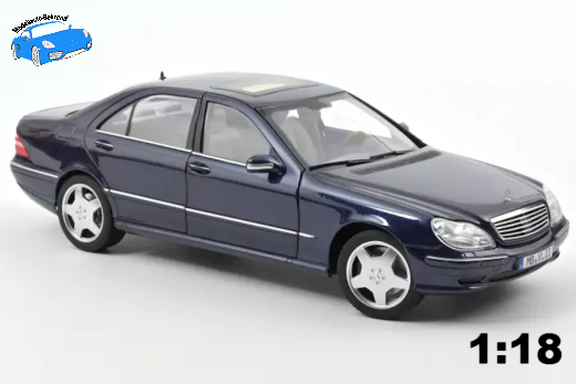 Mercedes-Benz S55 AMG 2000 blau metallic  | Norev | 1:18
