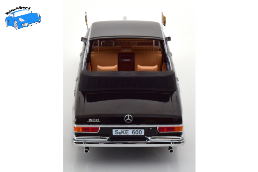 Mercedes 600 W100 Landaulet 1965 schwarz | KK-Scale | 1:18