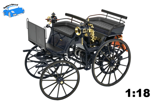 Daimler Motorkutsche 1886 dunkelblau | Norev | 1:18