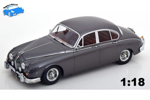 Jaguar MK II 3.8 LHD 1959 dunkelgrau-metallic | KK-Scale | 1:18
