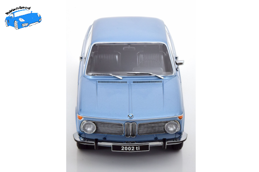 BMW 2002 ti 1.Serie 1971 hellblau-metallic | KK-Scale | 1:18