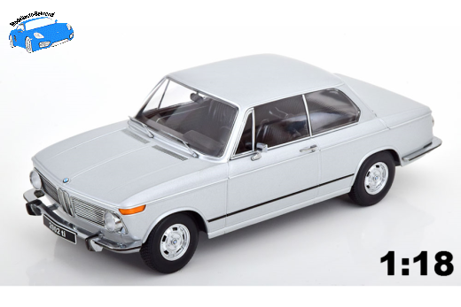 BMW 2002 ti 1.Serie 1971 silber | KK-Scale | 1:18