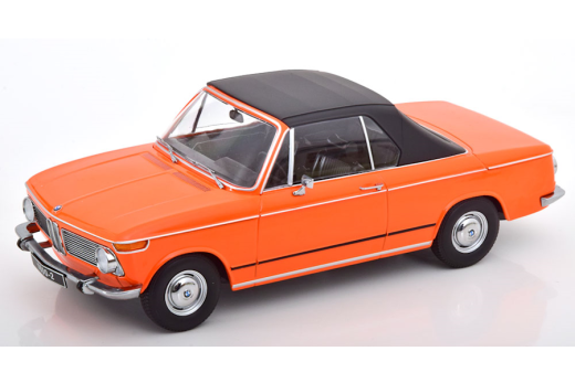 BMW 1600-2 Cabrio 1968 orange | KK-Scale | 1:18