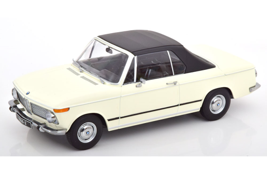 BMW 1600-2 Cabrio 1968 weiß | KK-Scale | 1:18