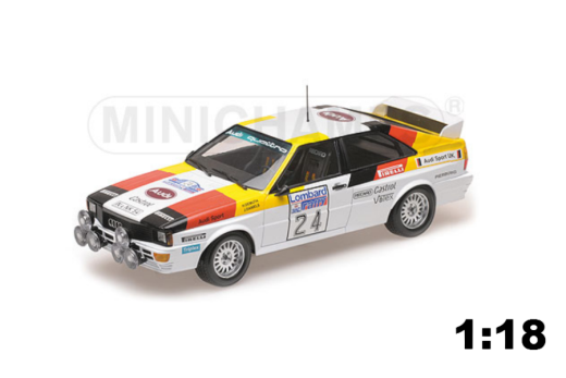 Audi Quattro Audi-Sport Demuth/Daniels Lombard RAC Rally 1982 | Minichamps | 1:18
