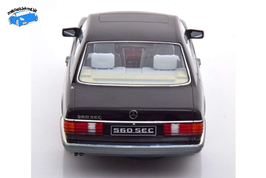Mercedes 560 SEC C126 1985 schwarz KK-Scale 1:18