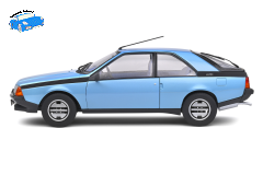 Renault Fuego GTS blau | Solido | 1:18