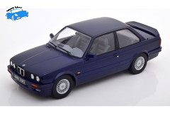 BMW 325i E30 M-Paket 2 1988 dunkelblau-metallic | KK-Scale | 1:18