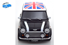 Mini Cooper LHD schwarz/weiß/Union Jack | KK-Scale | 1:12