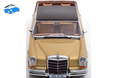 Mercedes 600 W100 Landaulet 1964 goldmetallic/schwarz | KK-Scale | 1:18