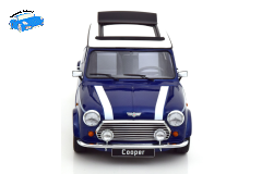 Mini Cooper Sunroof LHD 1997  blaumetallic / weiß | KK-Scale | 1:12