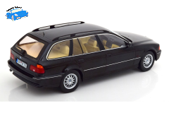 BMW 530d E39 Touring 1997 schwarzmetallic | KK-Scale | 1:18
