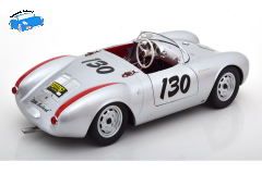 Porsche 550A Spyder #130, Little Bastard 1956 silber | KK-Scale | 1:12