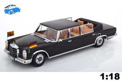 Mercedes 600 W100 Landaulet 1965 schwarz | KK-Scale | 1:18