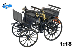 Daimler Motorkutsche 1886 dunkelblau | Norev | 1:18