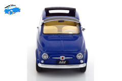 Fiat 500 F Custom 1968 dunkelblau | KK-Scale | 1:12