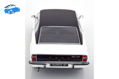 Ford Taunus GT Coupe mit Vinyldach 1971 weiß/mattschwarz | KK-Scale | 1:18