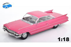 Cadillac Series 62 Coupe DeVille 1961 rosa-metallic | KK-Scale | 1:18