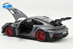 Porsche 911 GT3 RS 2022 arktikgrau & pyrorot | Norev | 1:18
