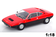 Ferrari 208 GT4 1975 rot/mattschwarz | KK-Scale | 1:18
