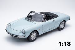 Alfa Romeo 1600 Duetto Spider 1966 - blu celeste  AR513 | Touring Model Cars | 1:18