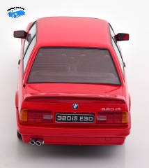 BMW 320iS E30 Italo M3 1989 rot KK-Scale 1:18